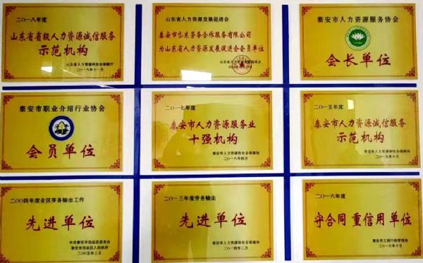 榮譽資質(zhì)